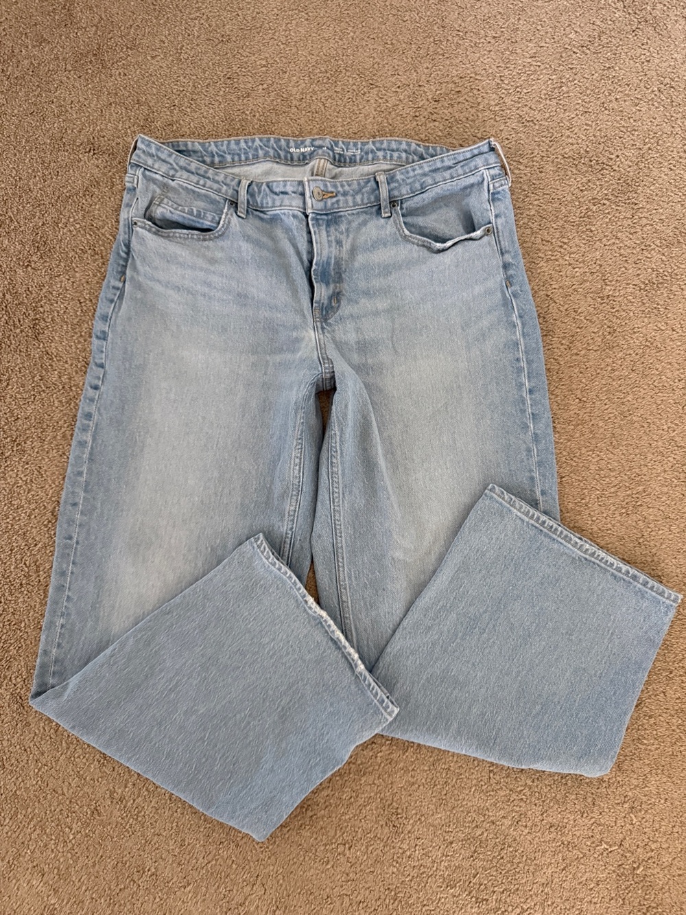 Light Blue Women’s Wide Leg Jeans in